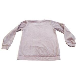 Kawaii Lilac Sweet Cherry Appliqué Longline Sweater Women's Size M Pastel